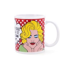 Quid Comic Mug en céramique 33 cl Blanc