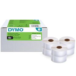 DYMO LW étiquettes autocollantes polyvalentes authentiques | 32 mm x 57 mm | 6 rouleaux de 1 000 étiquettes faciles à décoller (6 000 étiquettes) | pour les étiqueteuses LabelWriter