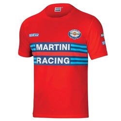 Sparco 01274MRRS5XXL, T-tröja Martini-R Storlek XXL Röd Unisex Vuxen, 42/50 EU, Röd