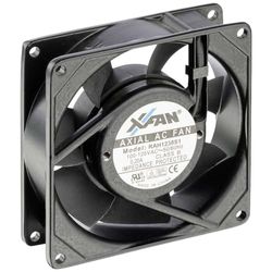 X-Fan RAH1238S1 Ventilateur axial 230 V/AC 163 m³/h (L x l x H) 120 x 120 x 38 mm