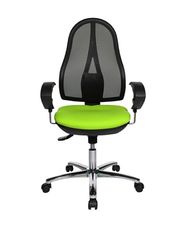 Topstar Bureaustoel Open Point SY Deluxe incl. in hoogte verstelbare armleuningen appelgroen