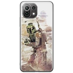 ERT GROUP etui na telefon Xiaomi 11 LITE 4G/5G, case oryginalny i oficjalnie licencjonowany przez Star Wars, wzór Boba Fett 001, optymalnie dopasowane, plecki z TPU