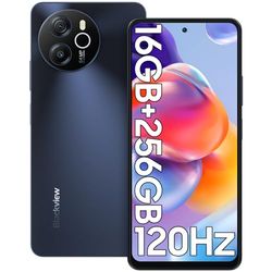 Blackview Smartphone, 16GB RAM+256GB ROM/2TB-TF, MediaTek Helio G99, 6.78'' FHD+/120Hz, 64MP+13MP, 5000mAh/33W, Android 13, 4G Dual SIM Telefono, NFC/Face ID/Fingerprint/OTG/3 Slot/3.5mm Jack