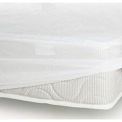 Roupillon - Matrasbeschermer, 100% katoen, waterdicht, kleuren - wit, dikte/kap - 25 cm, materiaal - 100% katoen, maten - 90 x 190 cm