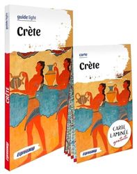 Crète: Avec 1 carte laminée 1/170 000