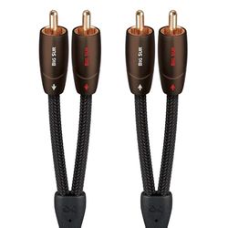 AudioQuest Big Sur RCA Audiokabel 0,6 M - 2 X RCA, Koper, Zwart