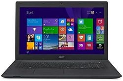 Acer NX.VB1EG.003 laptop o przekątnej 43,9 cm (17,3 cala) (Intel Core i3 4005U, 4 GB RAM, 500 GB HDD, Win 7 Pro) czarny