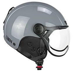 CGM EBI, Casco Sci Unisex Adulto, Grigio, S (55-56cm)