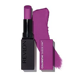 Revlon, ColorStay Suede Ink™, szminka, matowe wykończenie, wibrujący kolor, formuła pielęgnacyjna i wegańska, z witaminą E, N°013 Stir The Pot, 2,55 g