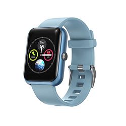 Hi5 S20 10435EU Fitnessarmband, fitnesstracker, horloge, smartwatch, met IP68-waterdicht, activiteitentracker met hartslag, slaapmonitor, bewegingsherinnering, calorieënteller en herinnering, blauw