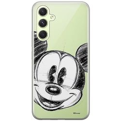 ERT GROUP mobiel telefoonhoesje voor Samsung A54 5G origineel en officieel erkend Disney patroon Mickey 004 optimaal aangepast aan de vorm van de mobiele telefoon, gedeeltelijk bedrukt