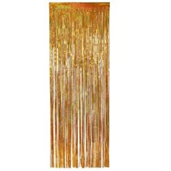 BigBuy Home Gouden gordijn, 200 x 100 cm