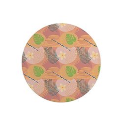 Questo Casa, Tapis de Souris Rond imprimé numérique avec Fond antidérapant pour Bureau et Maison Diamètre 22 cm