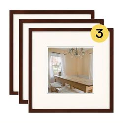 walther design Peppers Picture Frame, Walnut, 13 x 13 cm