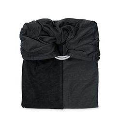 Lenço, pequeno, sem nó, cor cinza e íris cinza antracite/preto Tamanho: Standard