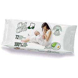 Cot One Toallitas hum. 100% algodón 72 unidades 700 g