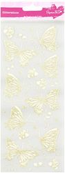 Anitas Glitterations Stickers, Butterflies, Gold, For Scrapbooking, Card Making, Kids Play, Homework, Art, Craft, Embelish, Decorative, Paper, Card, Glass, Metal, Plastic, Foam