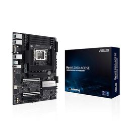 ASUS Pro WS Z890-ACE SE, Scheda Madre Intel ATX, 16+2+1+2 Fasi di Alimentazione, Slot DDR5, PCIe 5.0 per Schede Grafiche di Nuova Generazione, 4 Slot M.2, Porte USB-C Thunderbolt, Nera