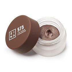 3INA MAKEUP - Vegan - Cruelty Free - The Cream Eyeshadow 575 - Brown - 24H Longwearing & Waterproof Fast Drying Formula - Creamy Texture - Highly Pigmented - Matte and Shimmer Finish