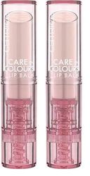 Catrice Care In Colours Lip Balm, n. 010, trasparente, idratante, nutriente, naturale, lucido, vegano, senza alcool, senza conservanti, senza parabeni, confezione da 2 (3 g)