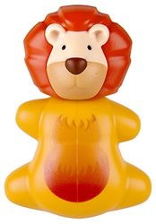 infinite by GEDA LABELS Fun Animal Leone Spazzolino da Denti Titolare, ABS e PVC, Orange, 8 x 5,5 cm