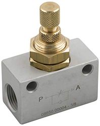 RS PRO 1/4" filettatura interna, regolatore di flusso, 10 bar, confezione da 10 pezzi