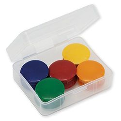 Timetex Set Adhesive Magnets 27 mm Diameter in Box