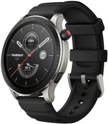 Amazfit GTR 4, 46 mm, Montre Connectée Homme Alexa, AMOLED, SpO2, 150+ Modes Sportifs, GPS & Bi-Bande, Appel Bluetooth, Autonomie de 14 Jours, Smartwatch Version Française, Noir