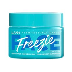 NYX Professional Makeup Cooling Primer + Moisturizer, 10-in-1 Benefits, Preps, Smooths and Tightens Skin, With Niacinamide to Tighten Pores and Snow Mushroom for 24-Hour Hydration, Face Freezie, 50 ml