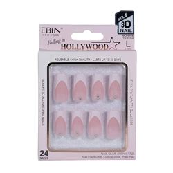 Falling in HOLLYWOOD - Monroe | Press on Nails Long and Extra Long Coffin Style, Colorful Patterns False Nails for Daily Wear, Festival, and Holiday Nails