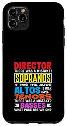 Musical Lover Director Altos Tenors Sopranos Case for iPhone 11 Pro Max
