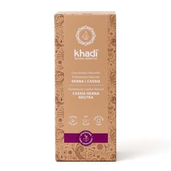 khadi SENNA CASSIA Coloration végétale - Soin intensif incolore pour brillance, volume et vitalité - Coloration naturelle 100% végétale et naturelle - 100 g
