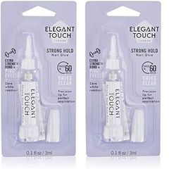Elegant Touch Firm Hold Glue 3G Nail Care Tools (Pack of 2)