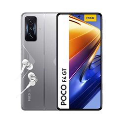 Xiaomi POCO F4 GT 5G - Smartphone 8+128GB, 6.67” 120Hz E4 AMOLED Display, Snapdragon 8 Gen 1, 64MP Triple Camera, 4700mAh, 120W HyperCharge, Knight Silver