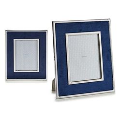 Gift Decor S3604477 Fotohållare, Sammet Blå, 1 x 30,8 x 25.8 cm
