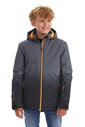 Killtec Garçon Lynge Bys Jckt E Veste fonctionnelle avec capuche et jupe pare-neige