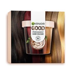 GARNIER GOOD Coloración Permanente Premium Starter Kit, Color Brillante 8 Semanas, 100% Cobertura de Canas, 90% Origen Natural, Sin Amoniaco, Vegano, Cruelty Free, 6.0 Castaño Mocaccino