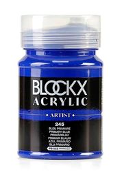Blockx 65245BXC – Acrílico azul primario – Bote 500 ml