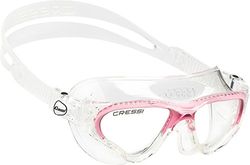 CRESSI Cobra óculos de natação, mulher, transparente/rosa-lente clara, tamanho único