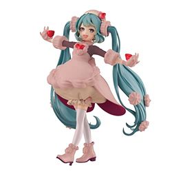 Furyu Hatsune Miku SweetSweets Series - Statua in PVC Hatsune Miku Strawberry Chocolate Short 17 cm