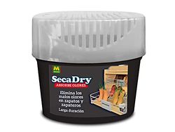 Secadry 231455 Absorbant Les odeurs pour Chaussures, Blanc, 9 x 4,5 x 8,5 cm