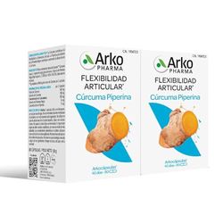 Arkopharma Arkocápsulas Cúrcuma Bio 160 Cápsulas Pack X2, Con Extractos De Pimienta Negra, Flexibilidad Articular, Actividad Antiinflamatoria, Dolores En Articulaciones