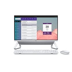 Dell Inspiron 5400 23,8" Full HD All-in-One PC (Intel Core i3-1115G4, Intel Iris Xe Graphics, 8 GB RAM, 256 GB SSD, kamera HD, Windows 11 Home), metalik, mysz i klawiatura w zestawie