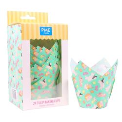 PME Easter Tulip Muffin Cases - Easter Animals (Pack of 24)