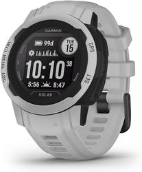 Garmin Instinct 2S Solar, Reloj Inteligente con GPS Resistente al Agua, Carga Solar, Funciones Deportivas, Pulsioximetría, Puntuación de Sueño y Notificaciones del Smartphone, Gris (Reacondicionado)