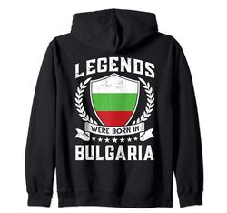 Las Leyendas De La Bandera Búlgara De Diseño Vintage Sudadera con Capucha