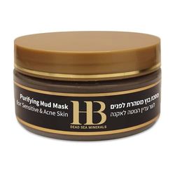 H & B máscara lama pele sensível/acneiques 220 g