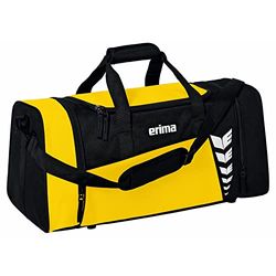 Erima uniseks-volwassene SIX WINGS ruime sporttas (7232305), geel/zwart, M