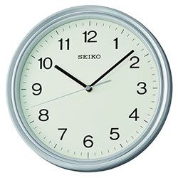 Seiko Reloj de Pared analógico Plateado QHA008S