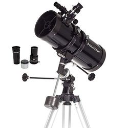 Celestron 21049 PowerSeeker 127EQ reflektorteleskop, svart